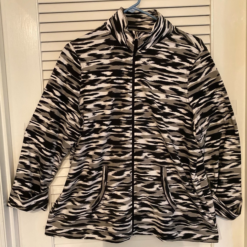 Cute cami zip top light jacket